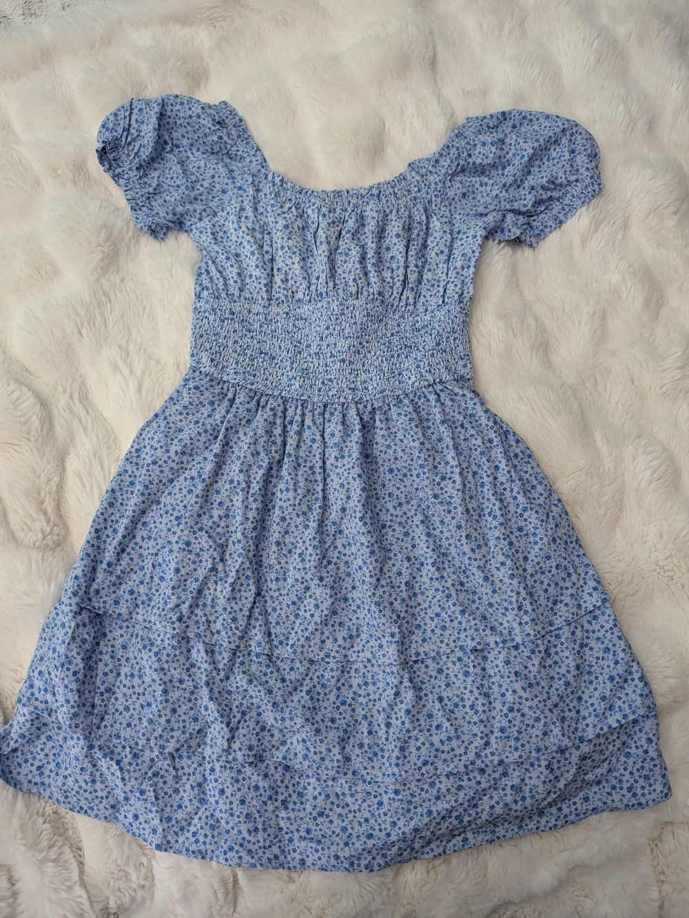 Hollister Tiered Skirt Floral Romper S